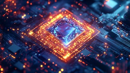 Obraz premium Diamond Semiconductor 