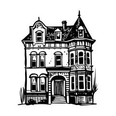 Buildings and Landmarks Vintage Illustrations