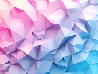 Fototapeta premium Vibrant Geometric Abstract Background in Elegant Pink and Blue : Generative AI