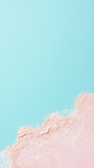 Fototapeta premium Textured pastel powder with aqua background creates a calming and textured backdrop