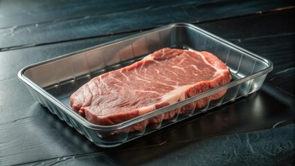 raw meat on a grill