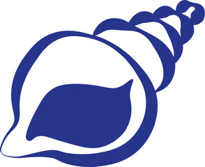 Obraz premium A hand drawn illustration of a sea shell 