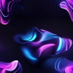 Obraz premium Seamless Striking purple and blue abstract background with beautiful gradients creating a unique and artistic visual display