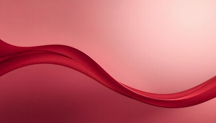 Abstract Red Wave Background
