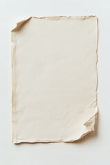 Obraz premium Crinkled Vintage Paper Sheet with Soft Tones for Artistic Creations and Background Use : Generative AI