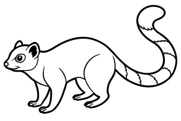 Ringtail Silhouette