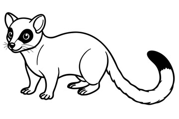 Ringtail Silhouette