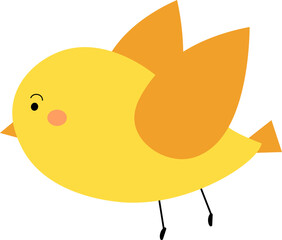 
Cute hand drawn bird illustration