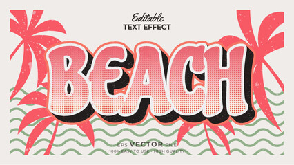 Summer Vacation Editable Text Effect Collection