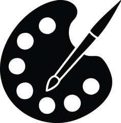 paint brush and palette