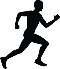 running man silhouette