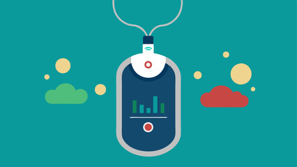 Wearable Air Quality Monitor A small portable device worn around the neck that tracks air quality levels providing live statistics and alerts regarding pollutants.