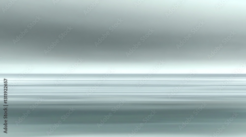 Poster abstract gray background with blurry horizontal lines and smooth gradient