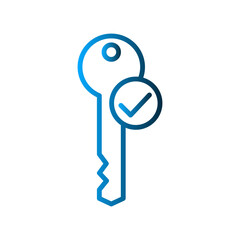 Key icon design template