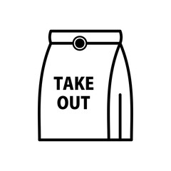 テイクアウトのアイコン