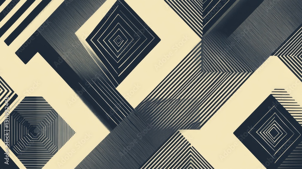 Poster Create bold minimalistic patterns design studio graphic design creative space artist's perspective a bold and minimalistic pattern featuring