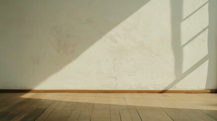 Sunlight Shining Through Window onto Wooden Floor