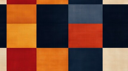 Geometric Squares Pattern, Colorful Abstract