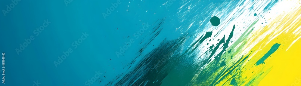 Poster an abstract image of a diagonal brushstroke paint design