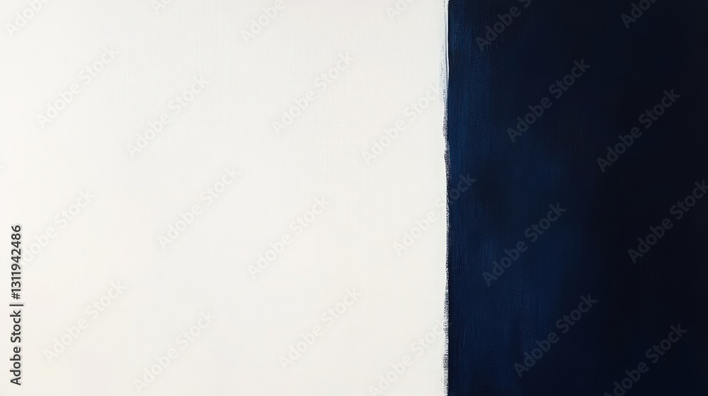 Poster Dynamic Contrast: A Conceptual Split between Serenity and Deep Thought