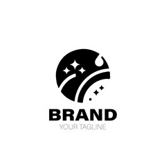 Power Washing Logo. Power Washing Logo Design. Power Washing Logo Brand. Power Washing Logo Vector Design Isolated on White Background