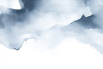 Abstract watercolor background featuring soft blue and gray hues blending seamlessly