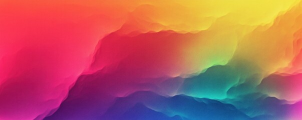 Gradient background texture retro rainbow wave banner abstract design