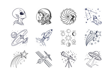 Set of Science & Technology Icons