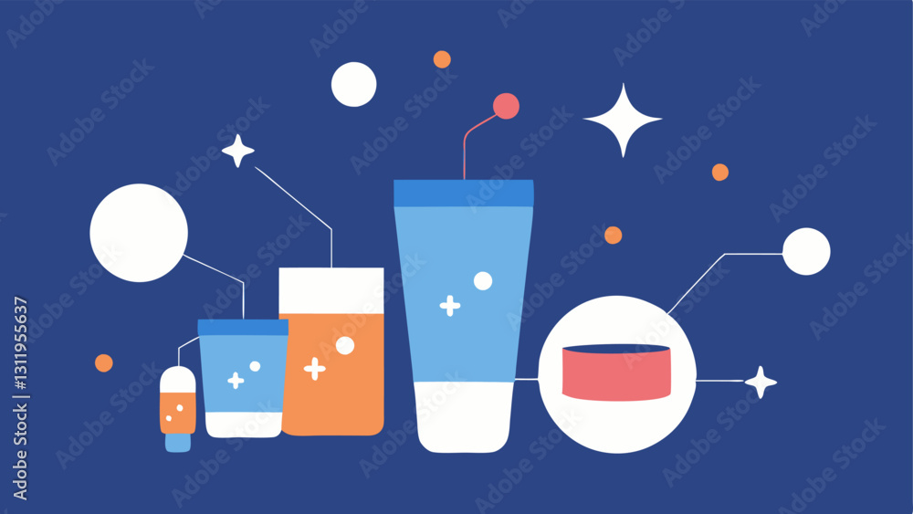 Poster these descriptions can be visualized as simple vector graphics that effectively communicate the conc