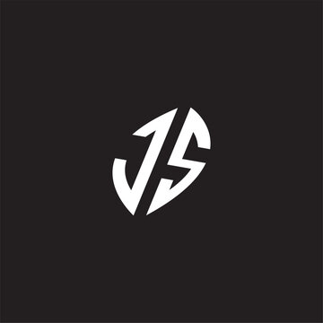 Initial logo design esport JS gaming and bold concept