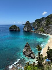 Breathtaking view of Diamond Beach, Nusa Penida