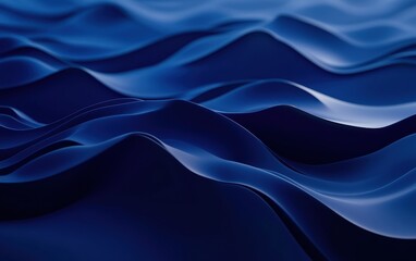 Obraz premium 3D minimalistic deep blue background