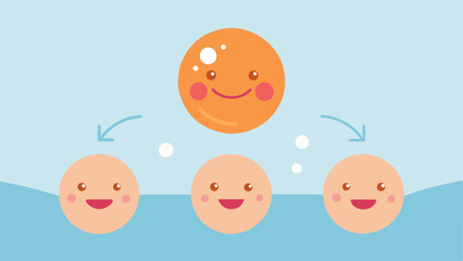 Skin Restoration Exosomes portrayed as small champions reviving dulled skin cells depicted as uplifting rejuvenated cells with smiles.