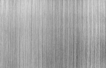 Monochrome texture of shiny scratched metal. Abstract background.