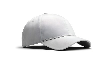 Fototapeta premium Blank white baseball cap (2)