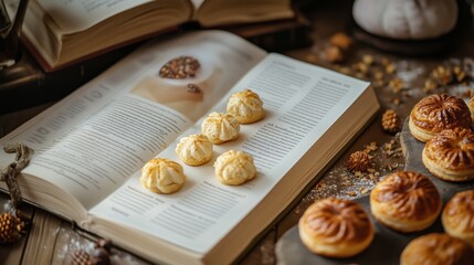 The perfect encounter between the fragrance of books and desserts