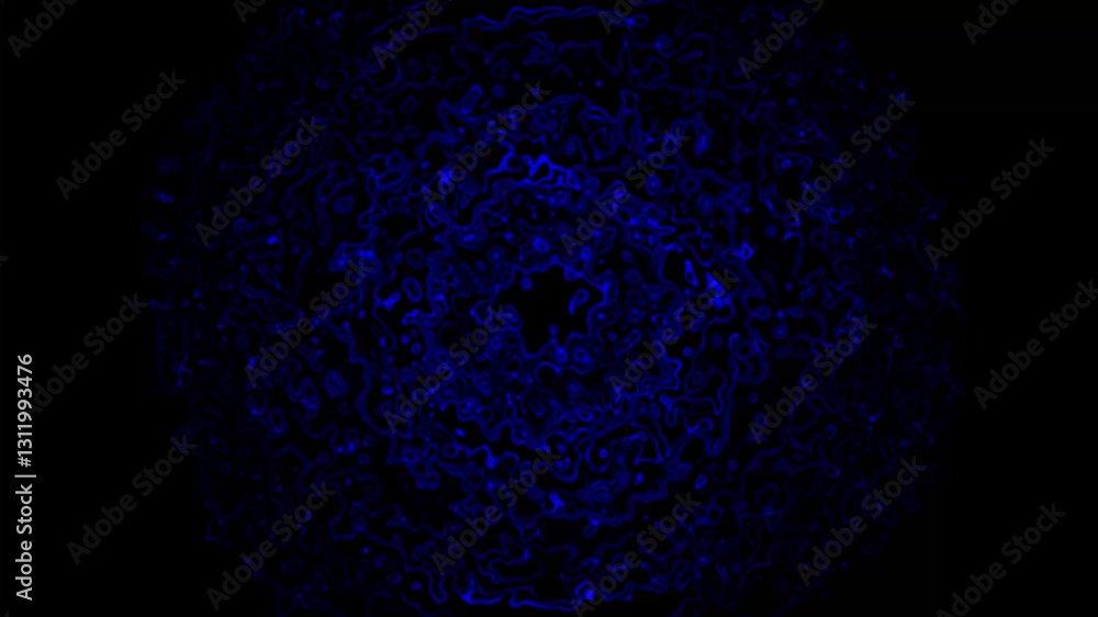 Aufkleber abstract background moving stripes and flashing with shining light dots. animation with circles.