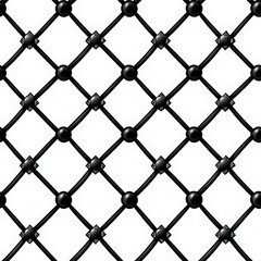 Fototapeta premium Classic black and white lattice pattern providing a timeless design aesthetic for background and wallpaper use