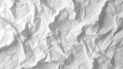 a detailed illustration of crumpled white paper with a faint grid design