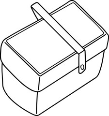 ice bucket doodle beach