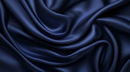 Fototapeta premium Soft Dark Blue Fabric Texture for Background Use