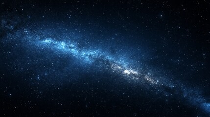 Fototapeta premium Rich Blue Light in Dark Background for Relaxing Atmosphere