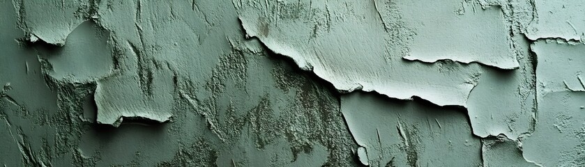 Obraz premium Layered paint peeling off of a textured wall surface