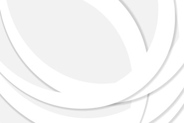 Modern White Line Background. Technology Banner. Vector Illustration. Abstract Business Wallpaper