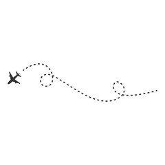 Airplane Dotted Line