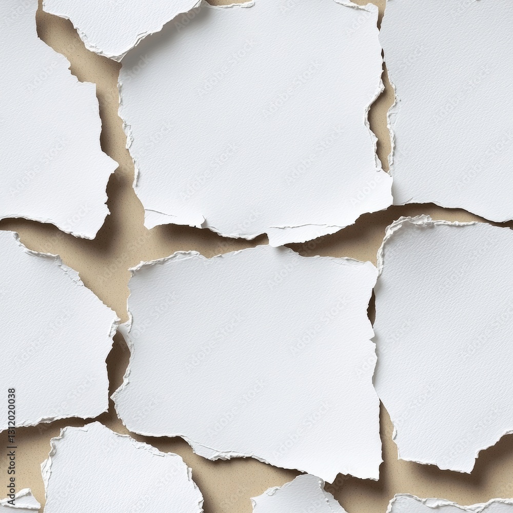 Poster seamless a torn piece of paper with rips and edges creating a raw and unrefined aesthetic perfect fo