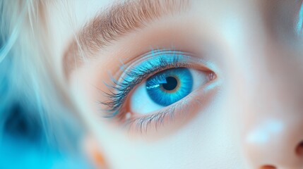 The profound beauty of blue pupils