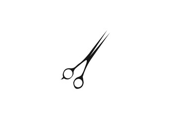 shaving scissors tool logo png template logo icon vector illustration