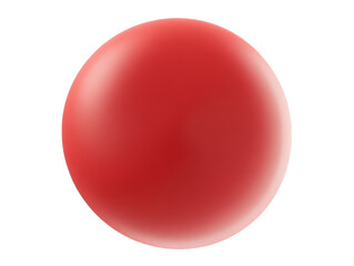 3D Rendered Close-Up of Red Blood Cells on white and transparent background. PNG