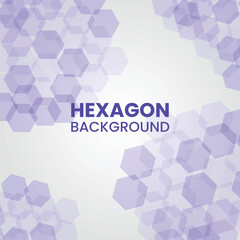 Hexagon Background Abstract Vector Simple For Banner Social Media